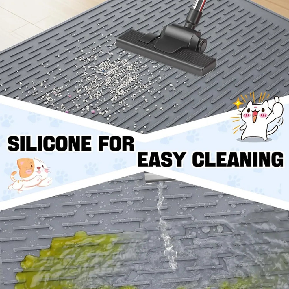 Large Waterproof Silicone Pet Mat for Cats - MyPetDollar.com