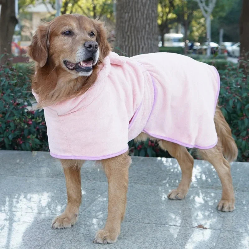 Microfiber Dog Bathrobe Super Absorbent Pet - MyPetDollar.com