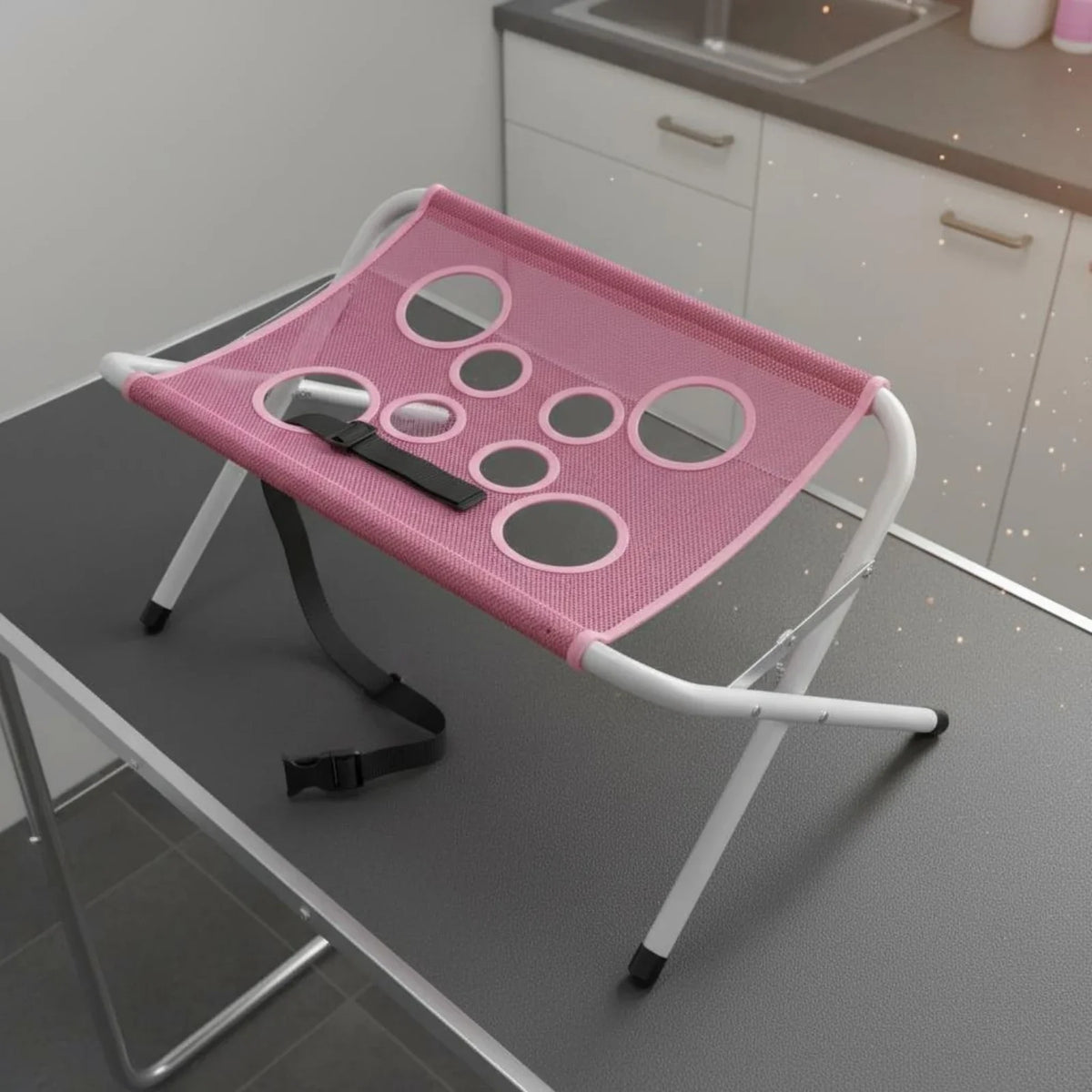 Foldable Bath Stand Quick-Dry Mesh Bath - MyPetDollar.com