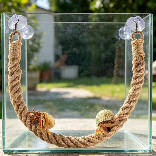 Hermit Crab Climbing Rope Hanging Hammock - MyPetDollar.com