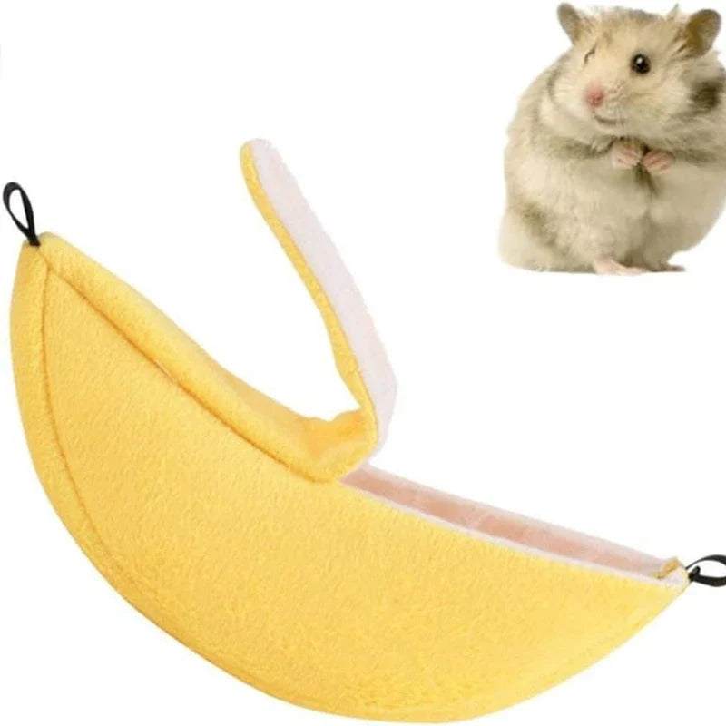 Banana Hamster Bed House Hammock Small - MyPetDollar.com