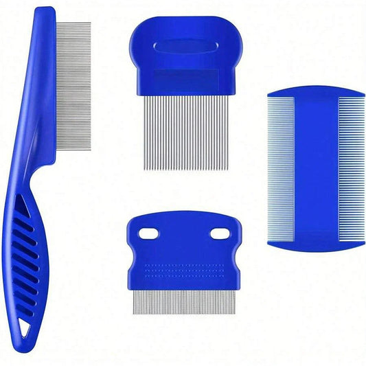 4Pcs/6Pcs Pet Comb Flea Comb Fine-Toothed - MyPetDollar.com