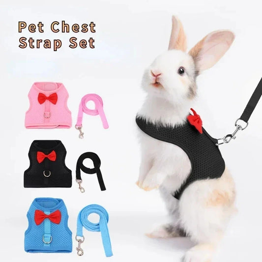 Breathable Mesh Pet Rabbit Chest and Back - MyPetDollar.com