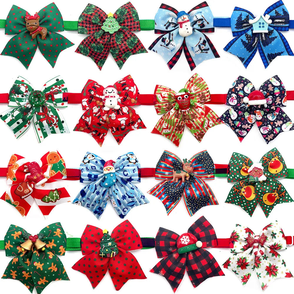 50/100pcs Christmas Dog Grooming Accessories - MyPetDollar.com