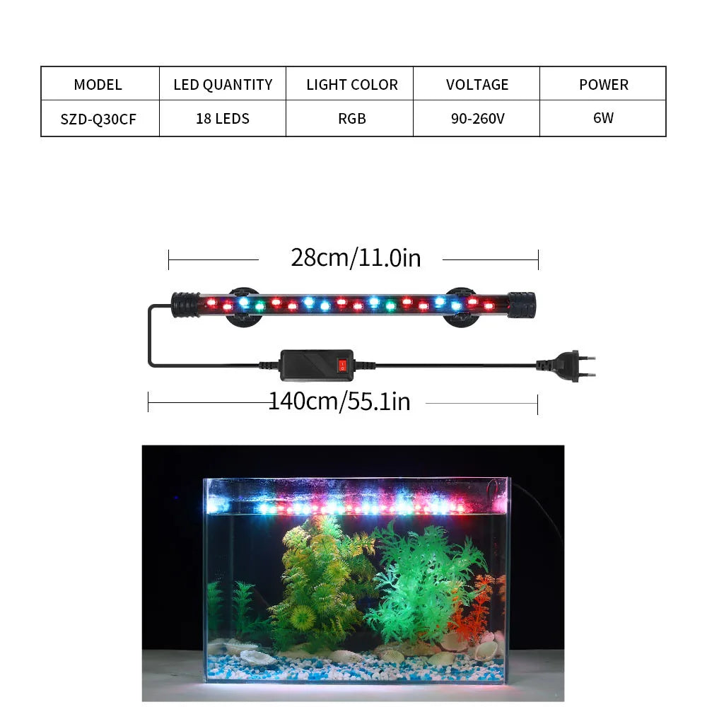 90-260V Aquarium Light LED Waterproof Fish - MyPetDollar.com