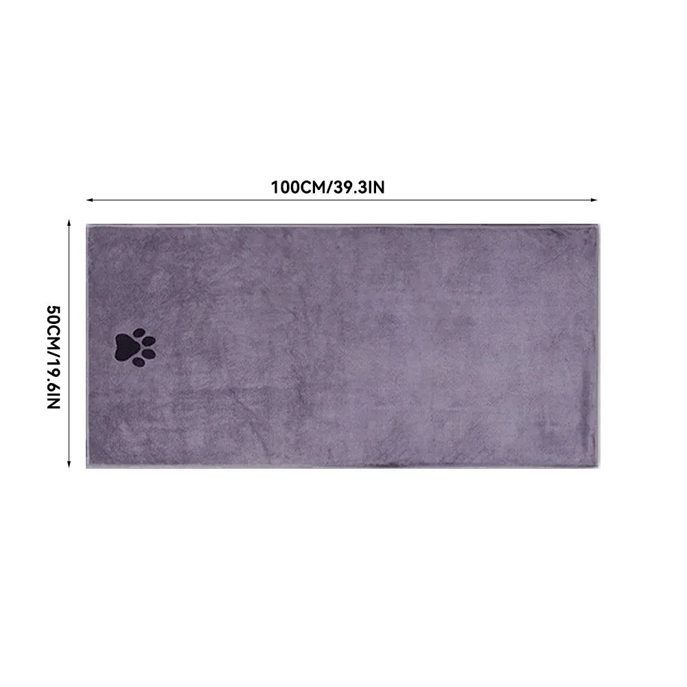 Soft 35 75cm 50 100cm Dogs Grooming Supplies Microfiber Pet Bath