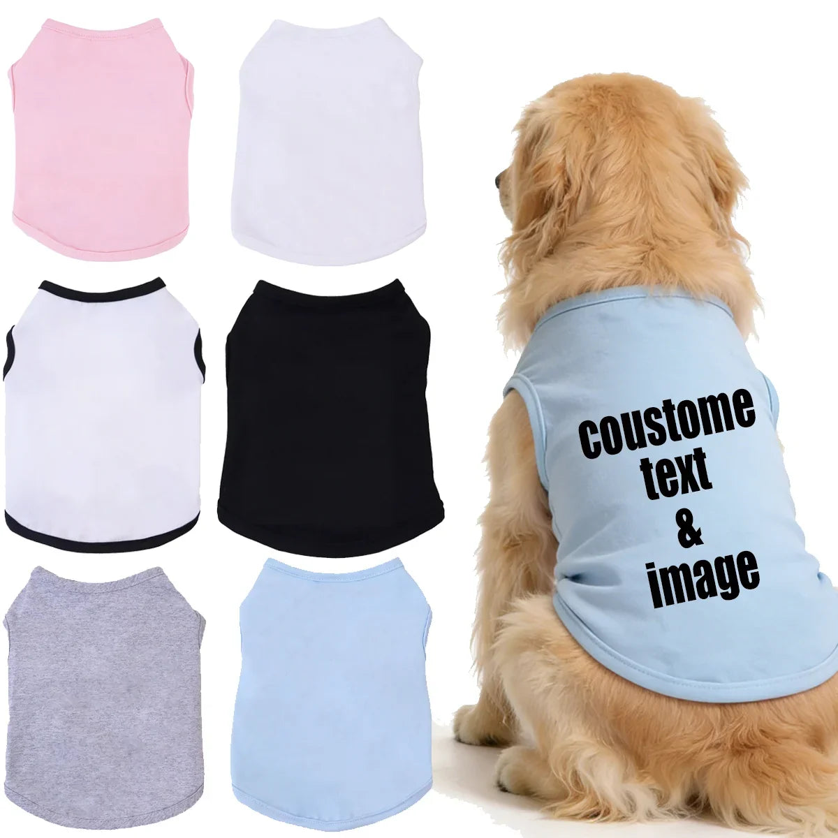 Customized Pet Vests Breathable Summer - MyPetDollar.com