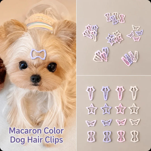 Fashion Dog Hairpins Non Slip Bang Clips - MyPetDollar.com
