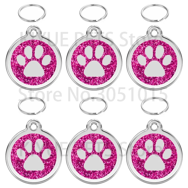 100PCS Anti-lost Custom Dog ID Tag Engraved - MyPetDollar.com