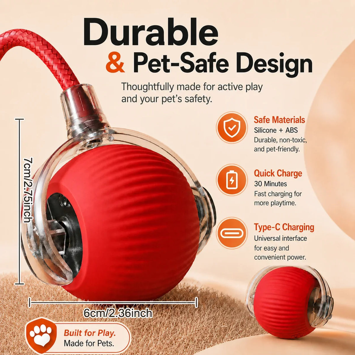 New Dog Interactive Ball Toy,Automatic - MyPetDollar.com