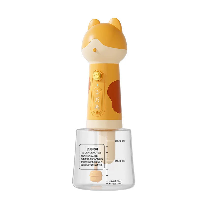 Pet Automatic Foam Dispenser 1 6 Dilution Scale Cat & Dog Bath – 13 Colors