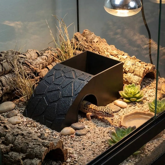 Plastic Reptile Hideout Cave (6 colors)