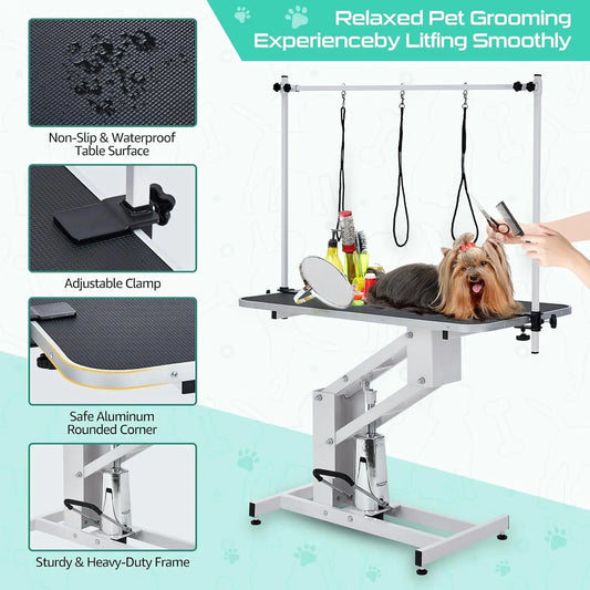 Garvee 43.3" Electric Pet Grooming Table 350 - MyPetDollar.com