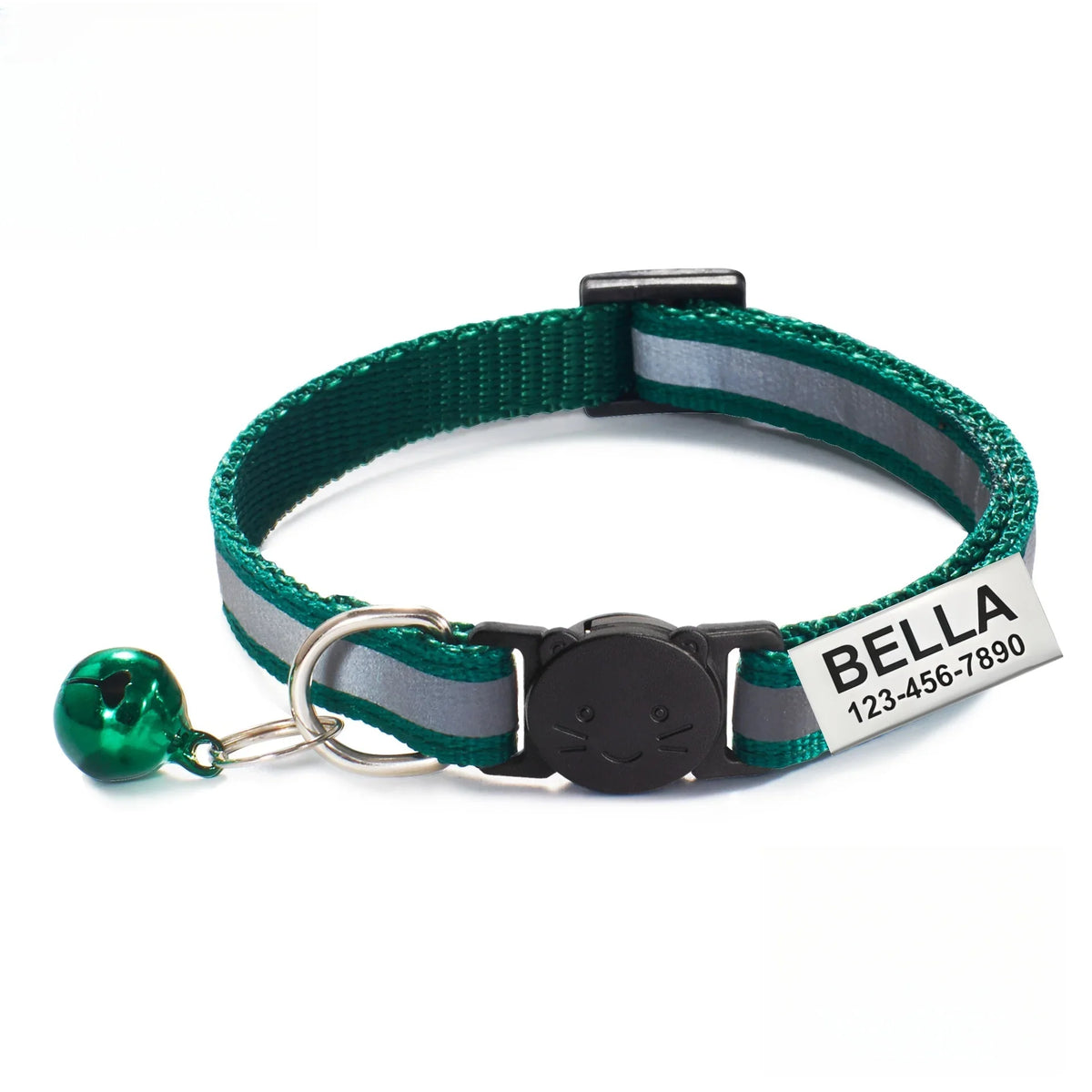 13 Colors Custom Engraved Reflective Cat - MyPetDollar.com