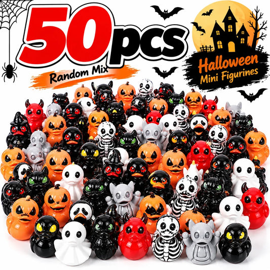 Mini Resin Halloween Ducks and Ghost - MyPetDollar.com