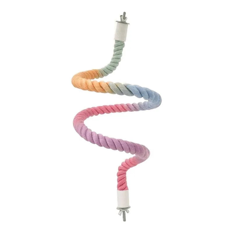 Bendable Cotton Rope Bird Perch Paw Grinding - MyPetDollar.com