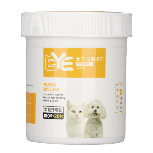 200Pcs Pet Eye Wipes Dog Cat Tear Stain - MyPetDollar.com