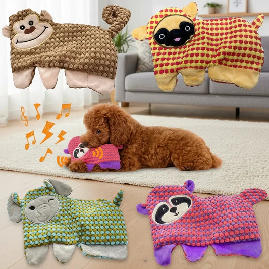 Dog Squeak Toys, No Stuffing Plush Dogs Chew - MyPetDollar.com