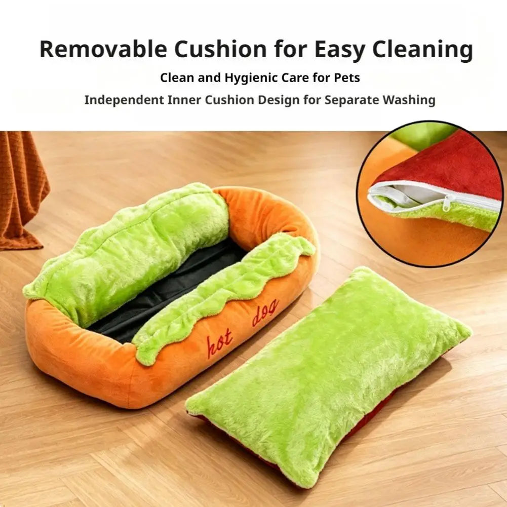 Removable Washable Pet Beds Soft Corduroy - MyPetDollar.com