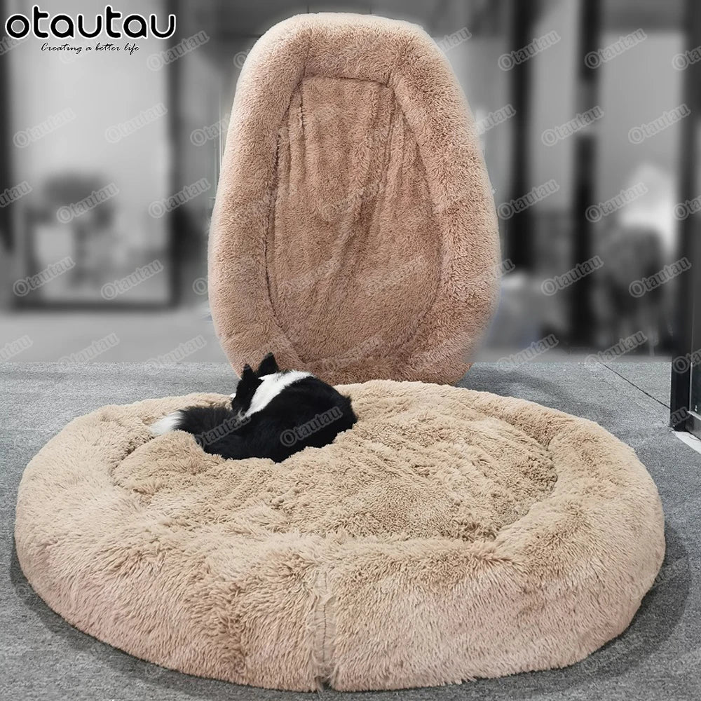 D4ft 120cm Round Dog Bed for Large Dogs - MyPetDollar.com