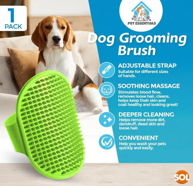 Multi‑Functional Pet Shower Brush Soft - MyPetDollar.com