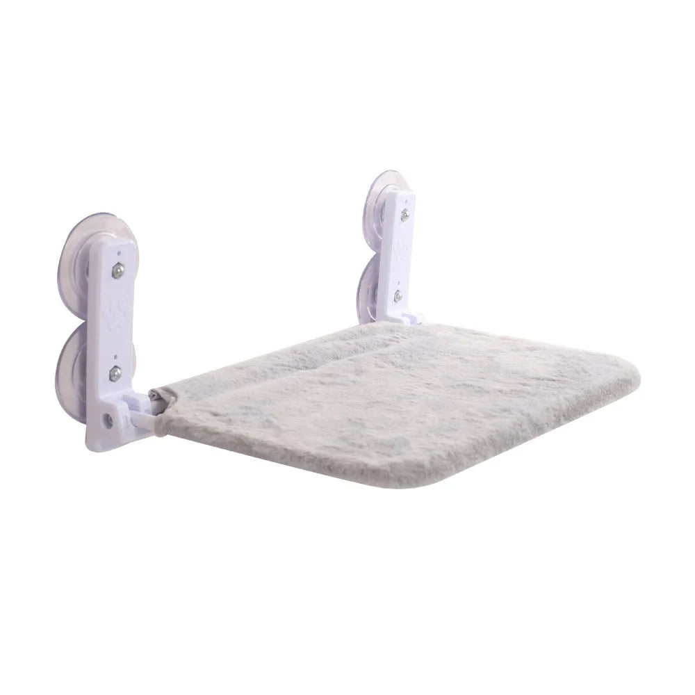 Breathable Wall Mounted Suction Cup Cat Hammock – 3 Colors