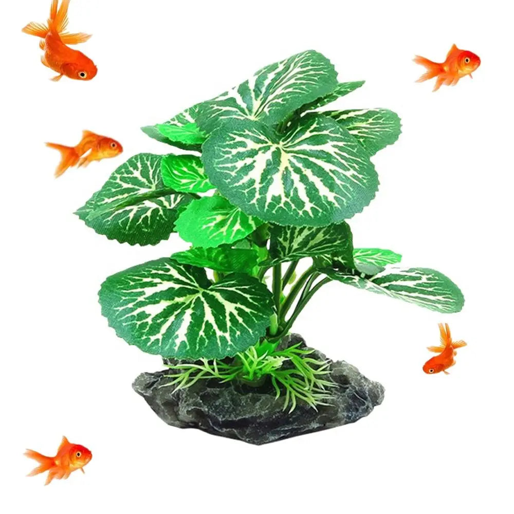 Plastic Material Aquarium Plants Realistic - MyPetDollar.com