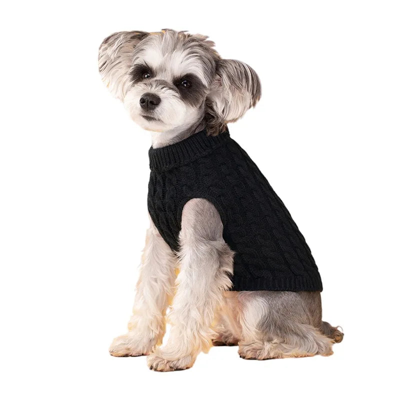 Warm Dog Sweaters for Small Dogs Turtleneck - MyPetDollar.com