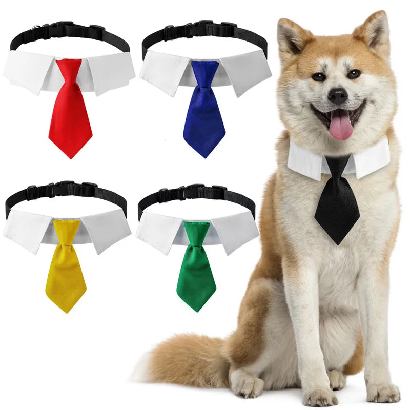 Adjustable Dog Necktie Pet Holiday Weddings - MyPetDollar.com