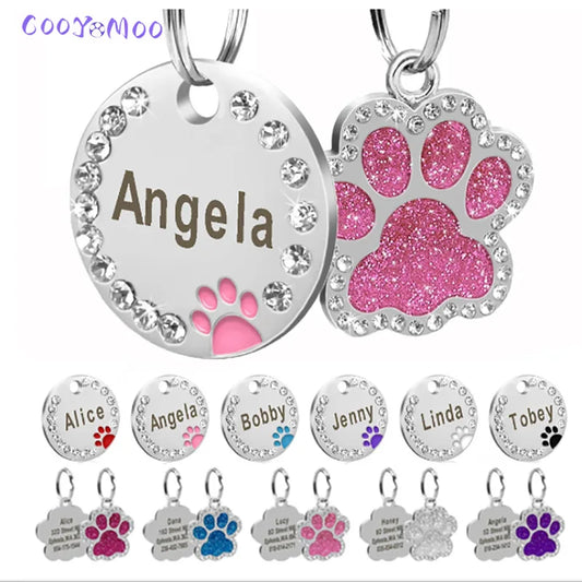 Stainless Steel Engraved Pet Name Collar - MyPetDollar.com