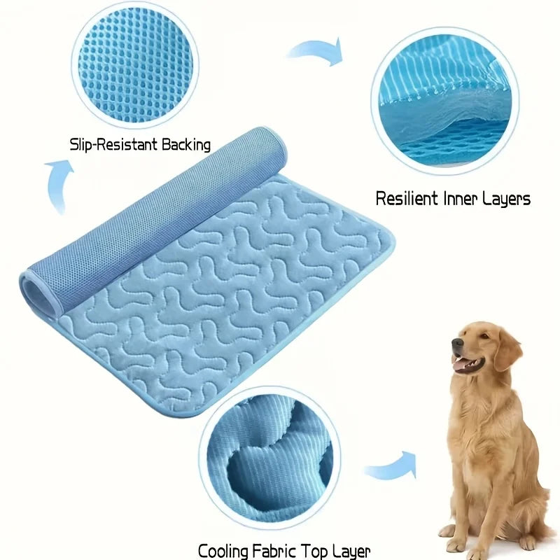 KEMORELA 1pc Dog Cooling Mat Summer - MyPetDollar.com