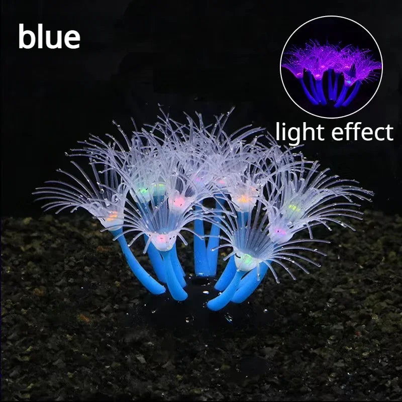 Simulation Silicone Coral Fish Tank – Aquarium Supplies