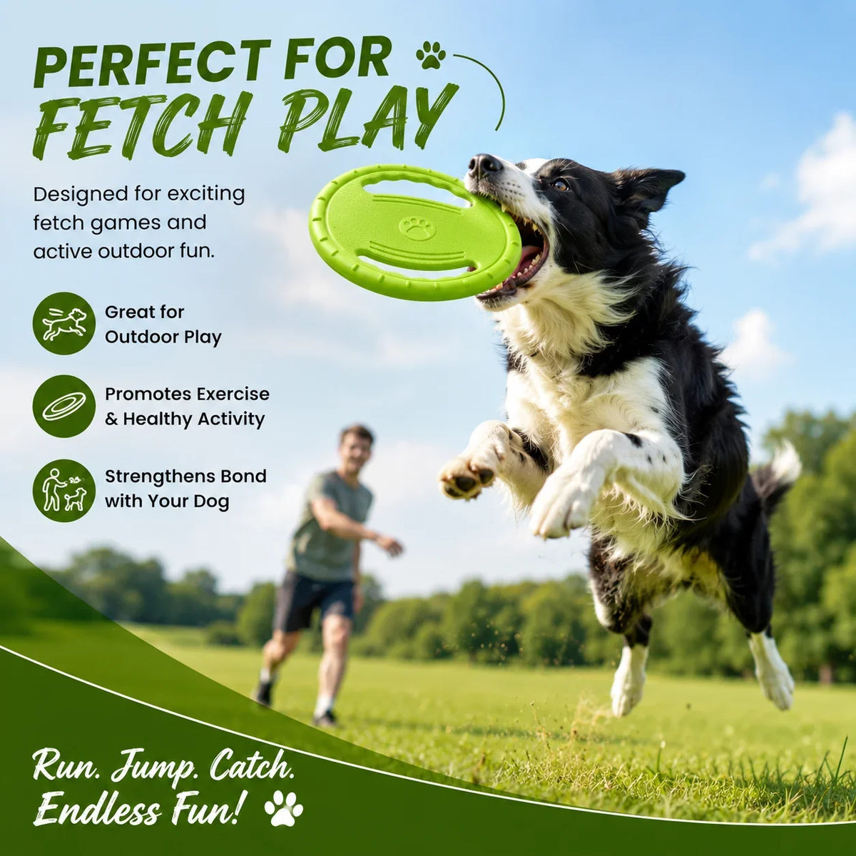 Interactive EVA Flying Disc Dog Training Toy