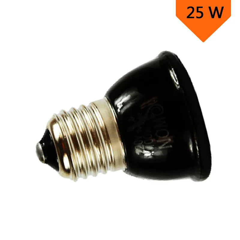 Mini E27 Ceramic Heat Lamp Infrared Reptile Heating Bulb No – 5 Colors