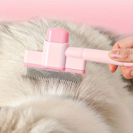 Self-Cleaning Pet Grooming Comb for Cats and - MyPetDollar.com