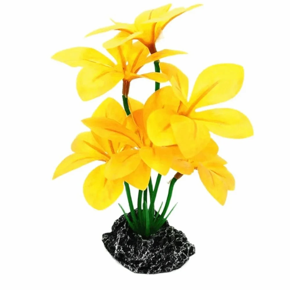 Plastic Material Aquarium Plants Realistic - MyPetDollar.com