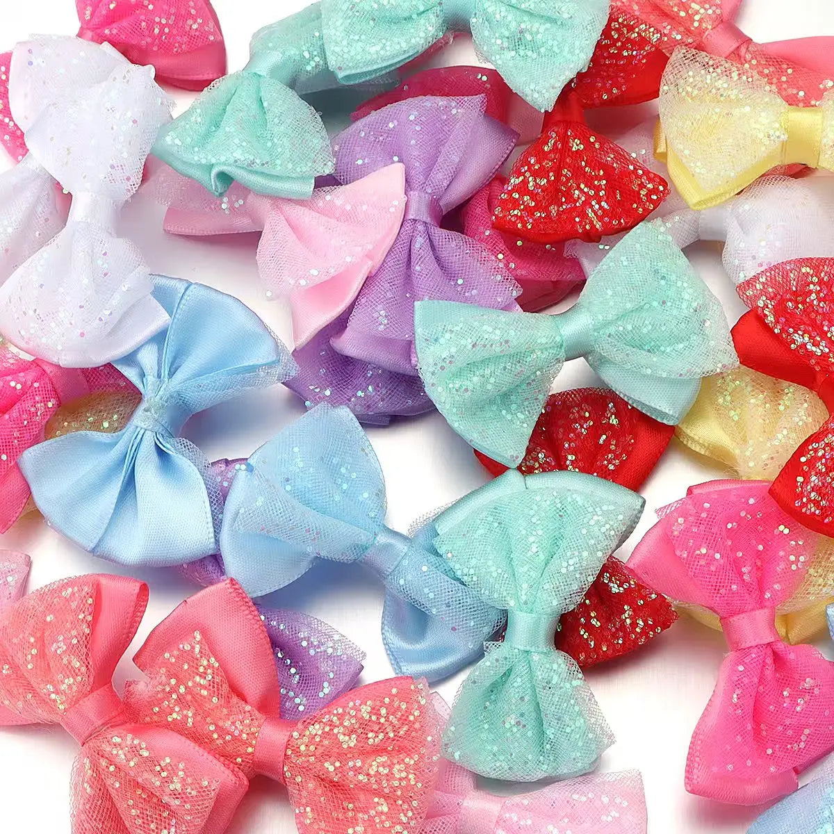 5/10pcs Sweet Lace Dog Hairbows Dog Bows - MyPetDollar.com