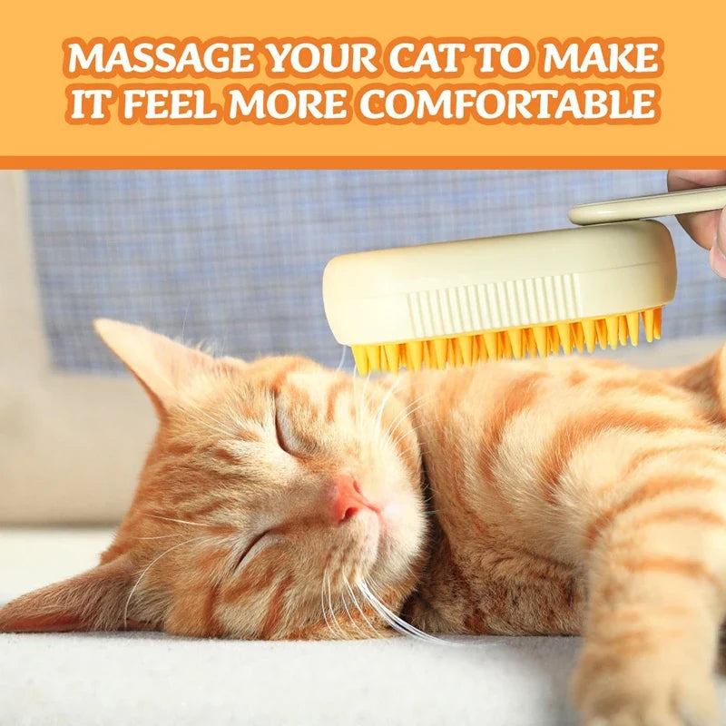 Cat Steam Brush Comb Hair Dryers Pet Brush - MyPetDollar.com