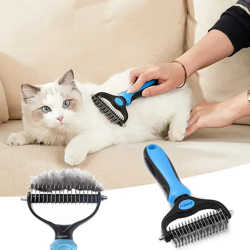 Double Sided Stainless Steel Pet Grooming - MyPetDollar.com