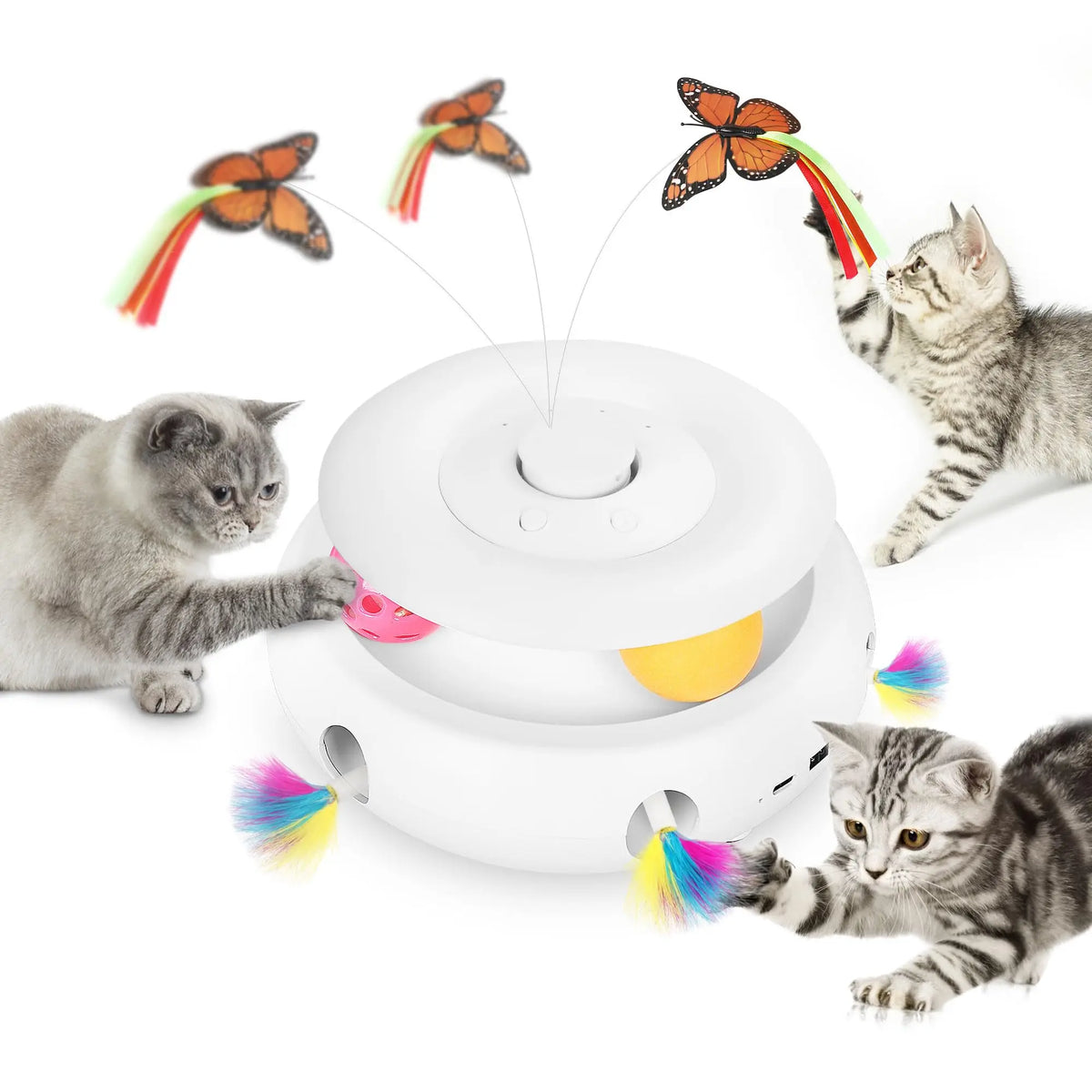 Interactive Cat Toy Automatic Cat Toys for - MyPetDollar.com