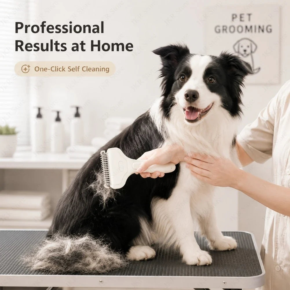 Dog Cat Hair Removal Comb Stainless Steel - MyPetDollar.com