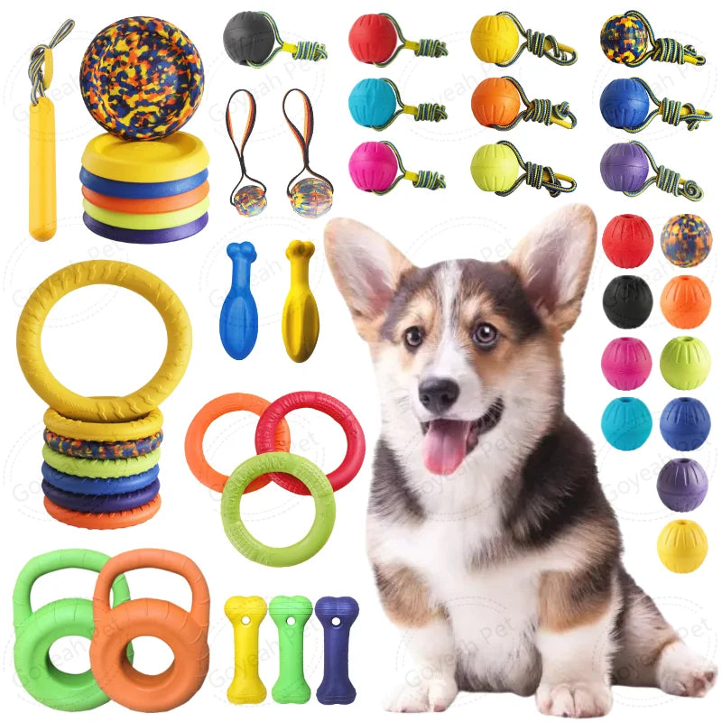7/9cm Pet Balls Toy with Rope Interactive - MyPetDollar.com
