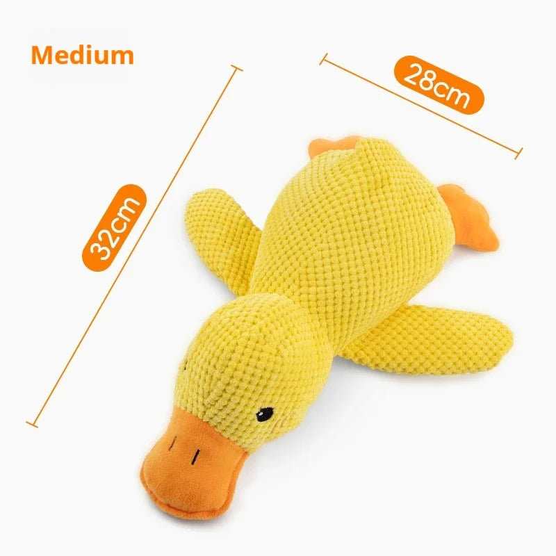 Dog Plush Duck Toy, Squeaky Bite Resistant - MyPetDollar.com