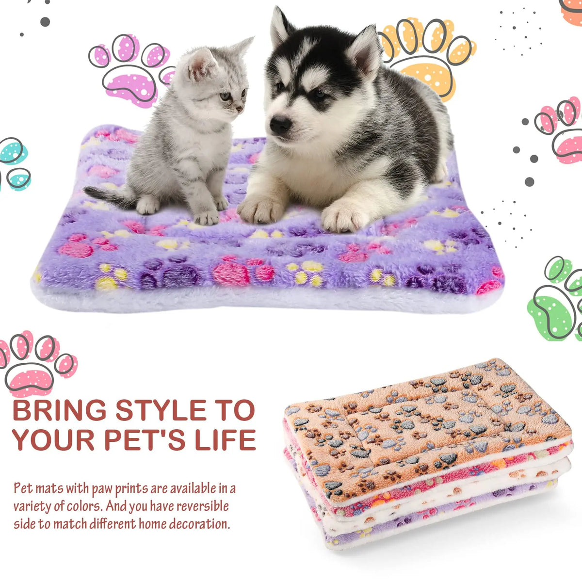 Flannel Pet Mat Dog Bed Cat Bed Thicken - MyPetDollar.com