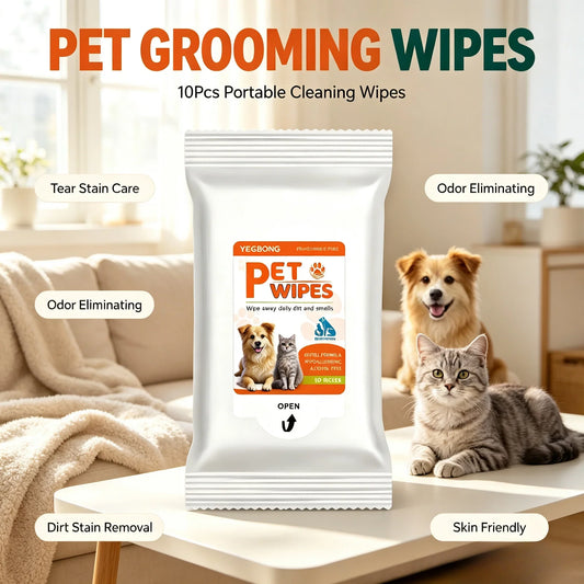 Pet Grooming Wipes Skin Friendly Soothing - MyPetDollar.com