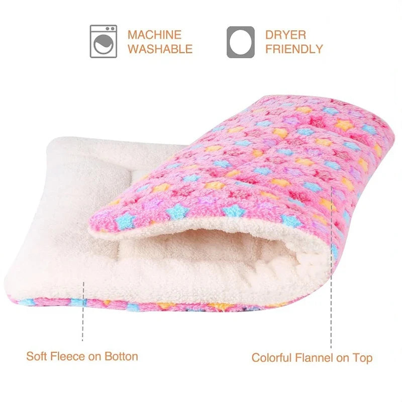 Flannel Pet Winter Sleeping Mat Dog Bed Cat - MyPetDollar.com
