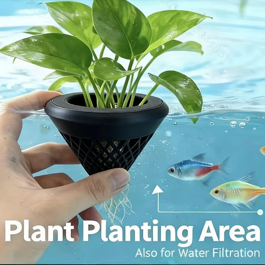 Floating Planting Basket for Fish Tanks, - MyPetDollar.com