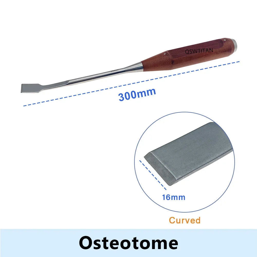 Bone Osteotomes 6mm-20mm Knife Curved Autoclavable Veterinary – Dog Supplies