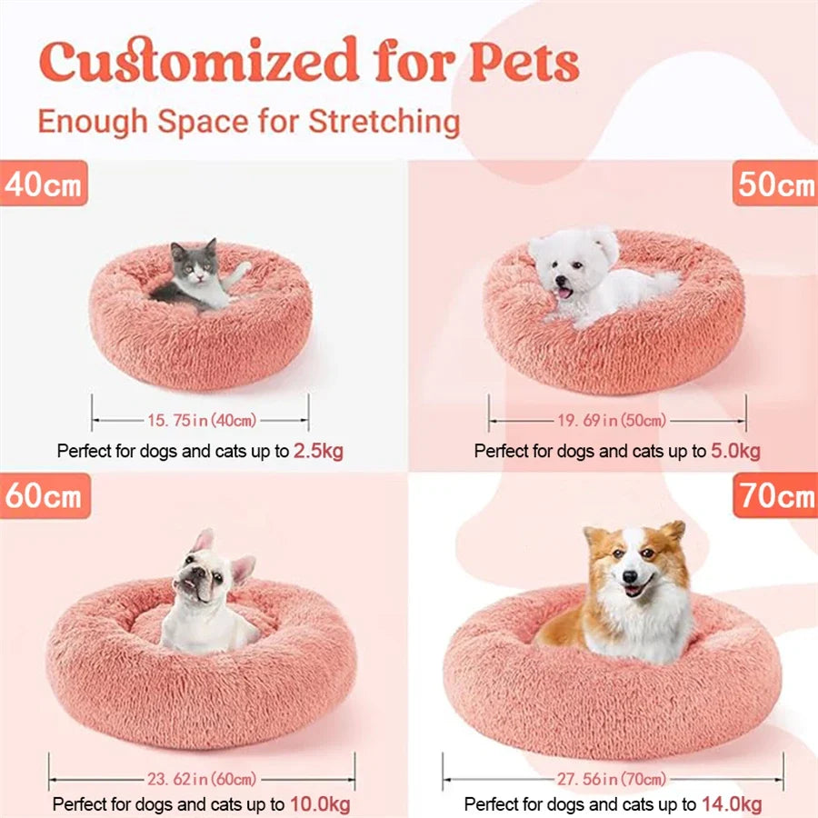 Soft Pet Cat Bed Pad Plush Warm Faux Fur Dog - MyPetDollar.com