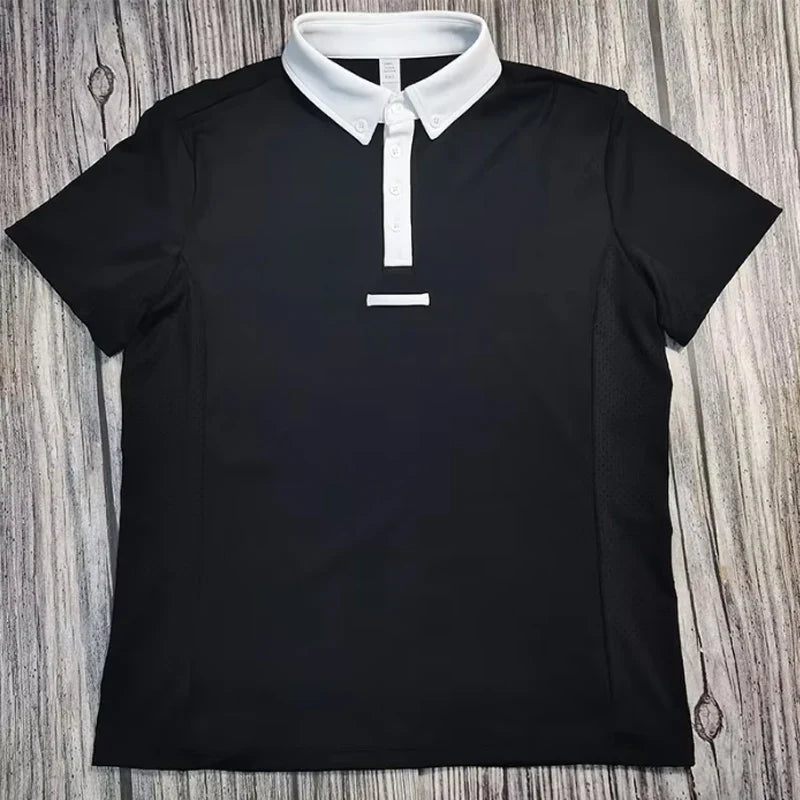 MXLLINA Mens Equestrian Short Sleeve - MyPetDollar.com